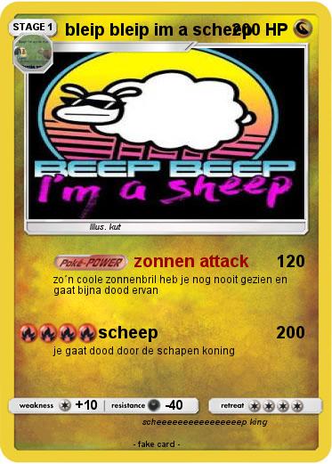 Pokemon bleip bleip im a scheep