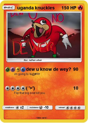 Pokemon uganda knuckles