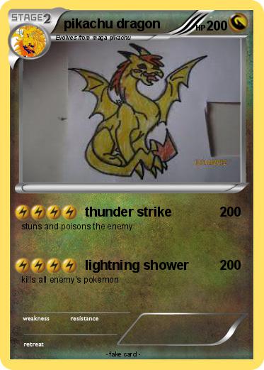Pokemon pikachu dragon