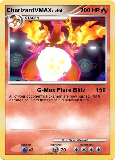 Pokemon CharizardVMAX