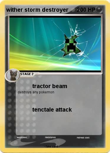 Pokemon wither storm destroyer