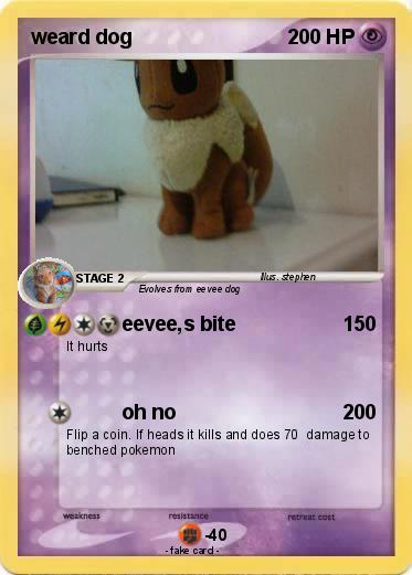 Pokemon weard dog