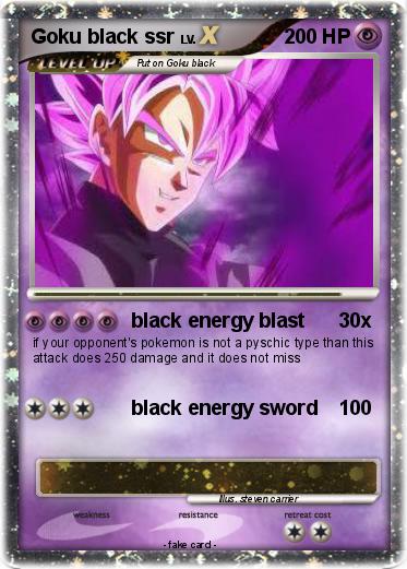 Pokemon Goku black ssr