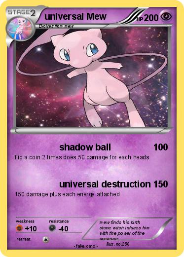 Pokemon universal Mew Pokemon universal Mew