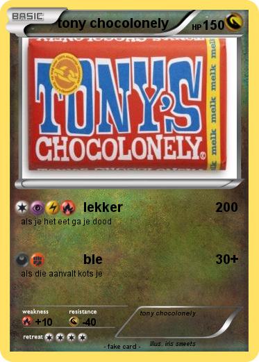 Pokemon tony chocolonely