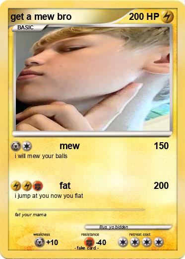 Pokemon get a mew bro