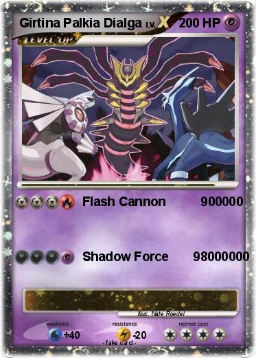Pokemon Girtina Palkia Dialga