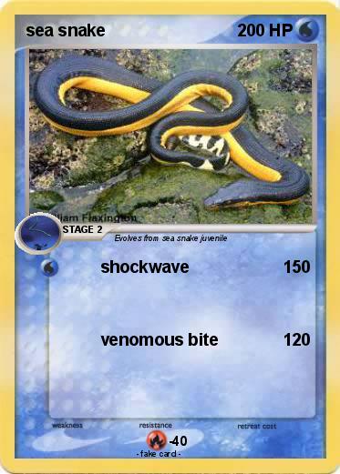 Pokemon sea snake