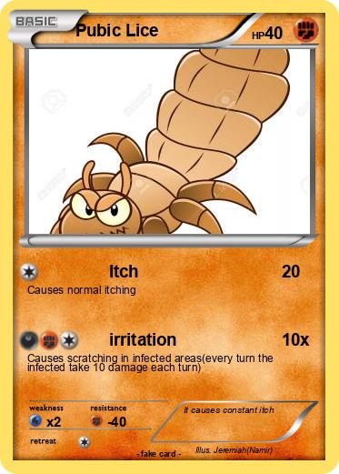 Pokemon Pubic Lice