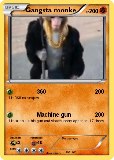 Pokemon Gangsta monke