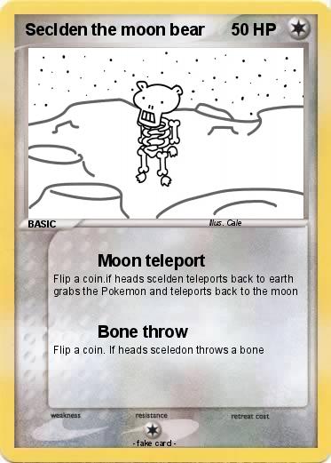 Pokemon Seclden the moon bear