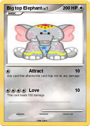 Pokemon Big top Elephant
