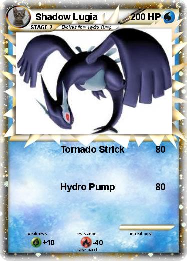 Pokemon Shadow Lugia