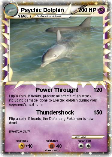 Pokemon Psychic Dolphin