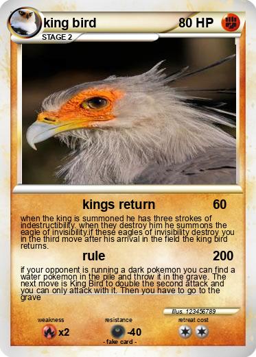 Pokemon king bird