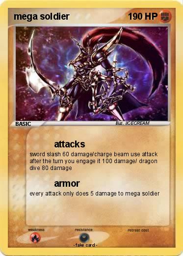 Pokemon mega soldier