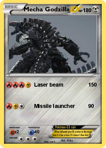Pokemon Mecha Godzilla