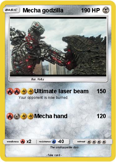 Pokemon Mecha godzilla