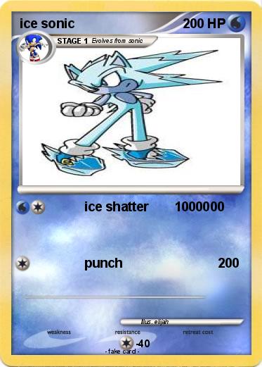 Pokemon ice sonic