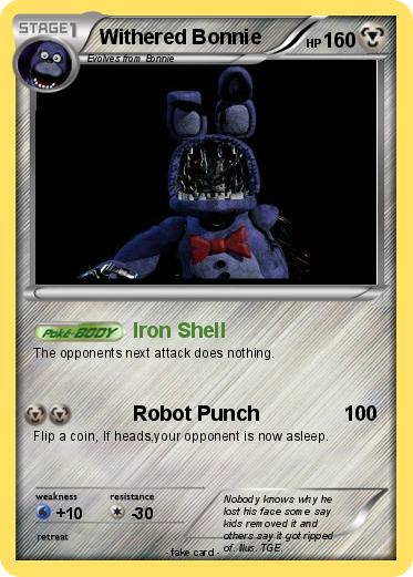 Pokemon Withered Bonnie