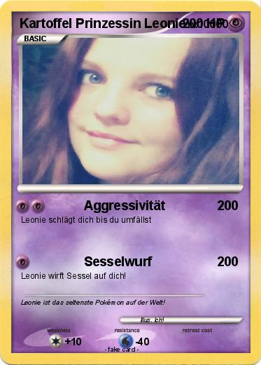 Pokemon Kartoffel Prinzessin Leonie