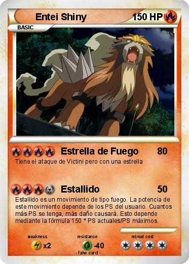 Pokemon Entei Shiny