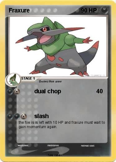 Pokemon Fraxure