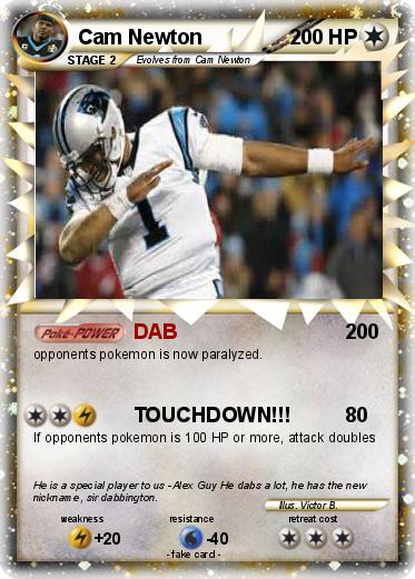 Pokemon Cam Newton