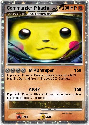 Pokemon Commander Pikachu