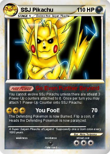 Pokemon SSJ Pikachu