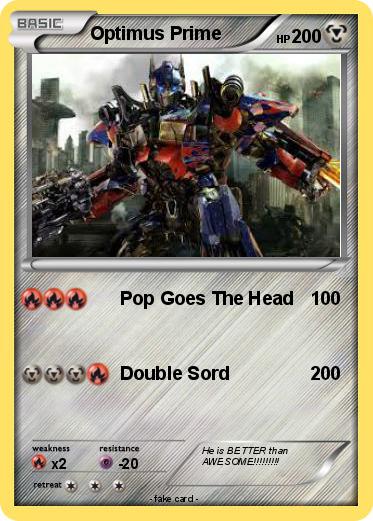 Pokemon Optimus Prime