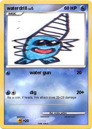 Pokemon waterdrill