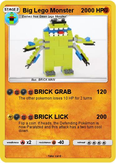 Pokemon Big Lego Monster