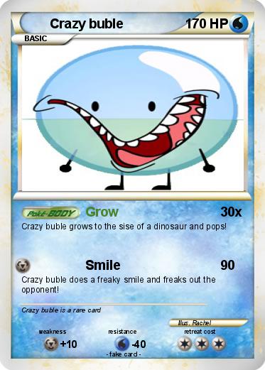 Pokemon Crazy buble