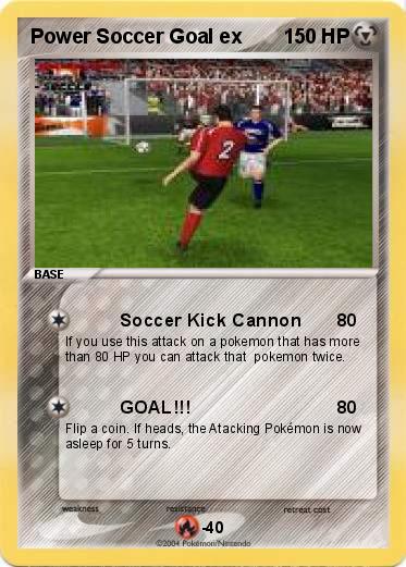 Pokemon Power Soccer Goal ex