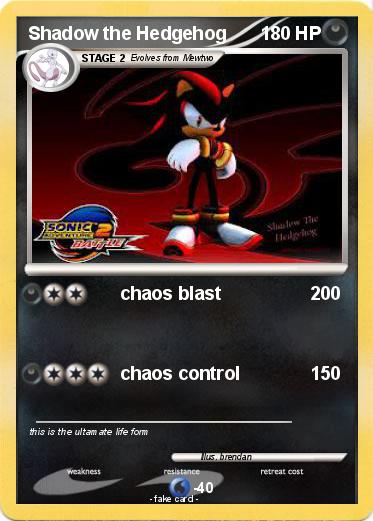 Pokemon Shadow the Hedgehog