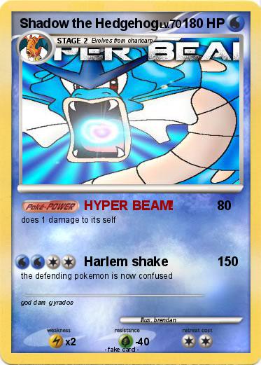 Pokemon Shadow the Hedgehog