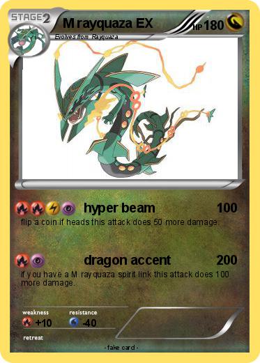 Pokemon M rayquaza EX