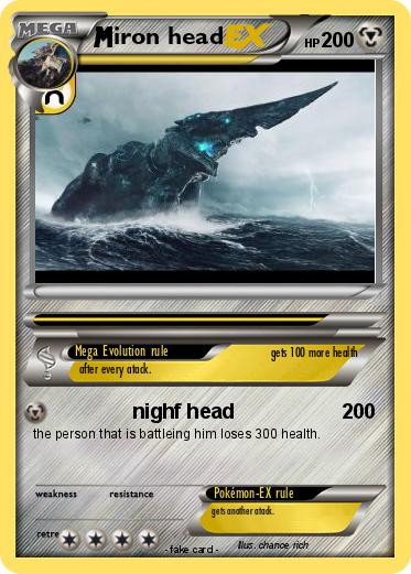 Pokemon iron head