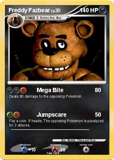 Pokemon Freddy Fazbear