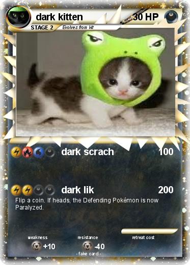 Pokemon dark kitten