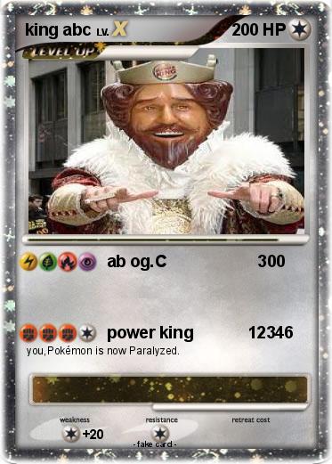 Pokemon king abc