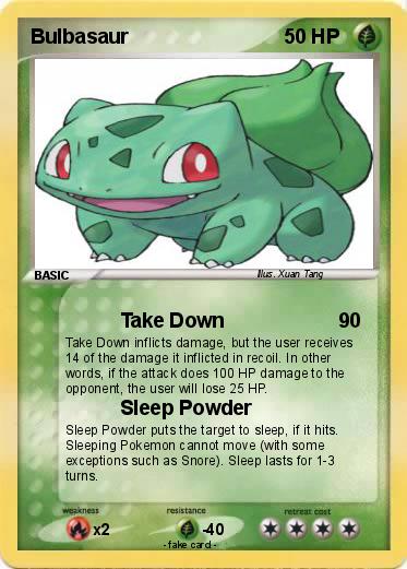 Pokemon Bulbasaur