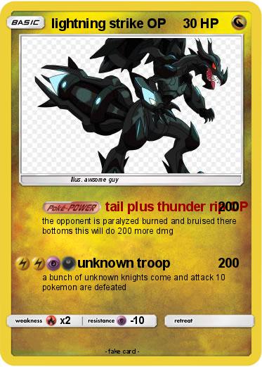 Pokemon lightning strike OP