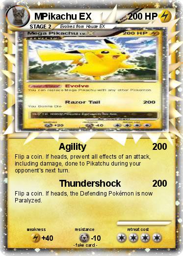 Pokemon MPikachu EX