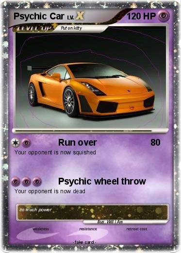 Pokemon Psychic Car