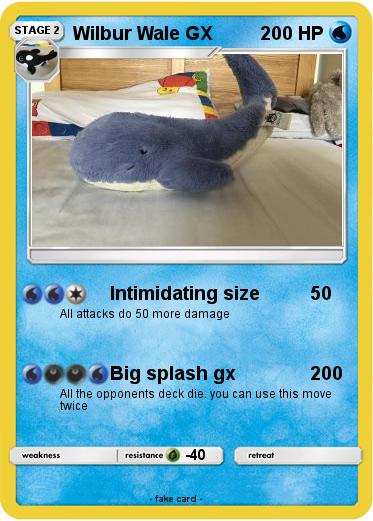 Pokemon Wilbur Wale GX