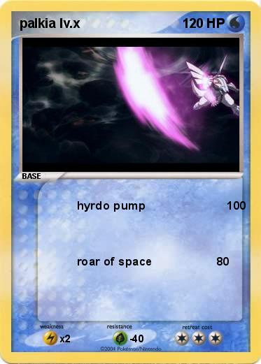 Pokemon palkia lv.x