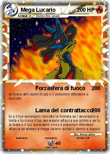 Pokemon Mega Lucario