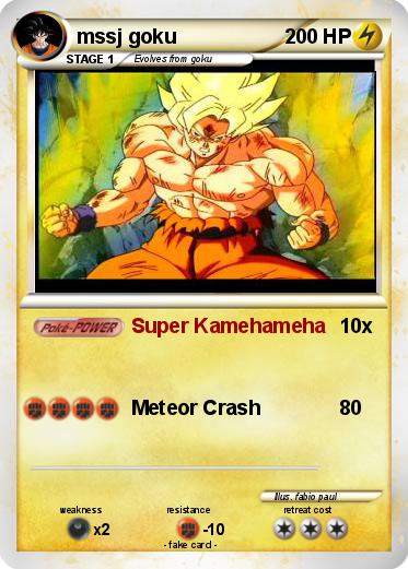 Pokemon mssj goku